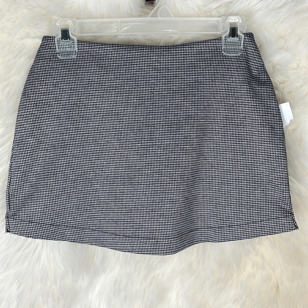 GINGHAM PATTERNED SKORT